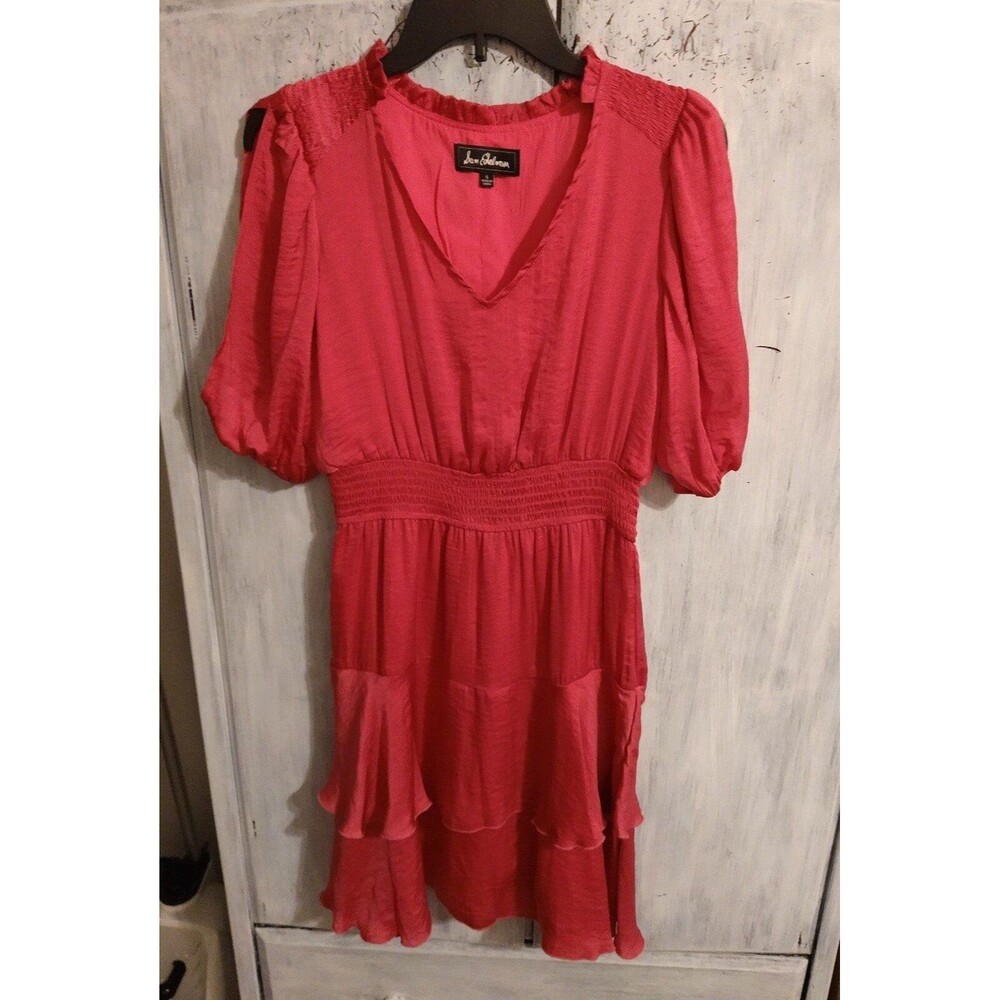 Sam Edelman Cold shoulderlayer ruffled dress Sm Pink Boho Feminine Cottagecore
